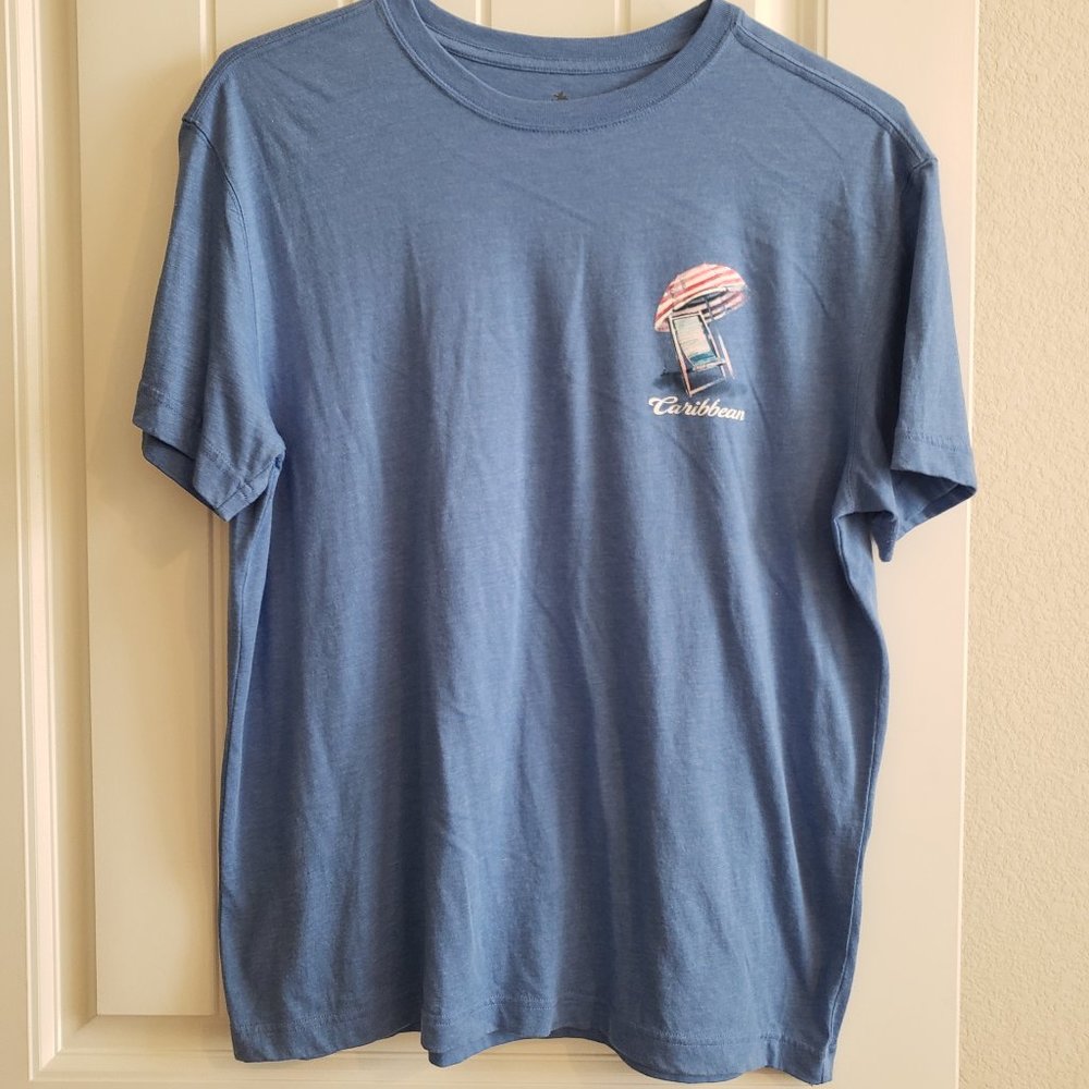 Caribbean Lt. Blue Beach T-Shirt - Picture 3 of 6